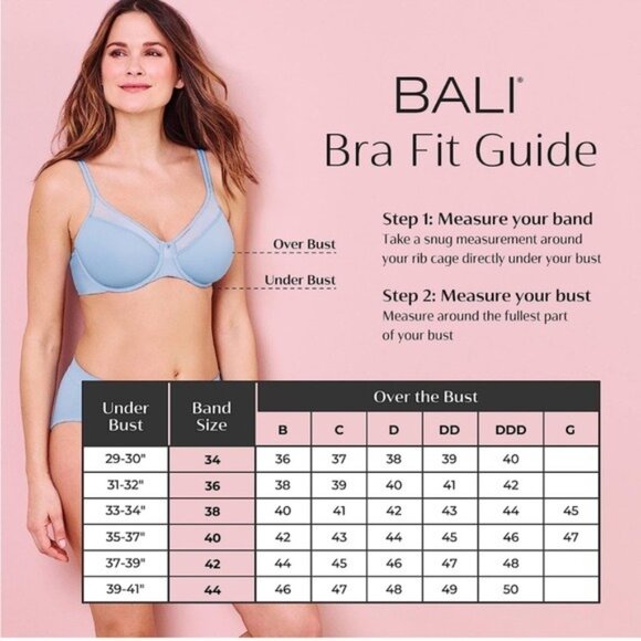 Bali Comfort Revolution Wirefree Bra 3488 - Size 34C - Nude - Picture 5 of 9